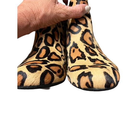 Sam Edelman Mandi Leopard Booties Size 8 NWT - Picture 8 of 15